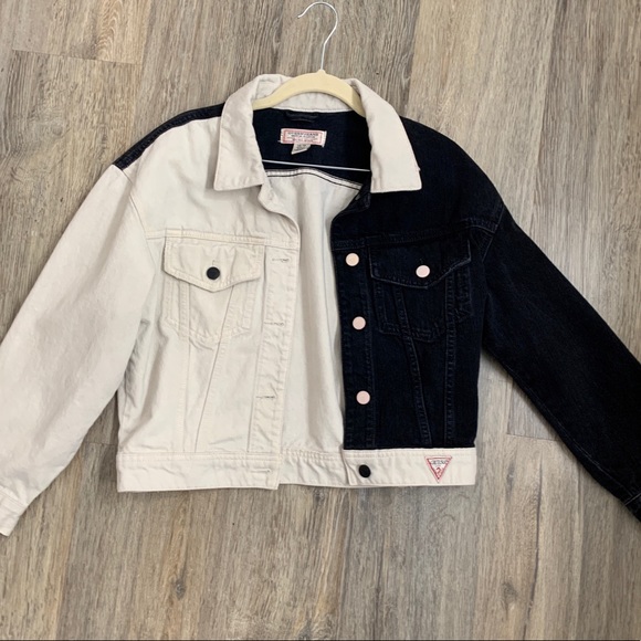 guess jeans black and white